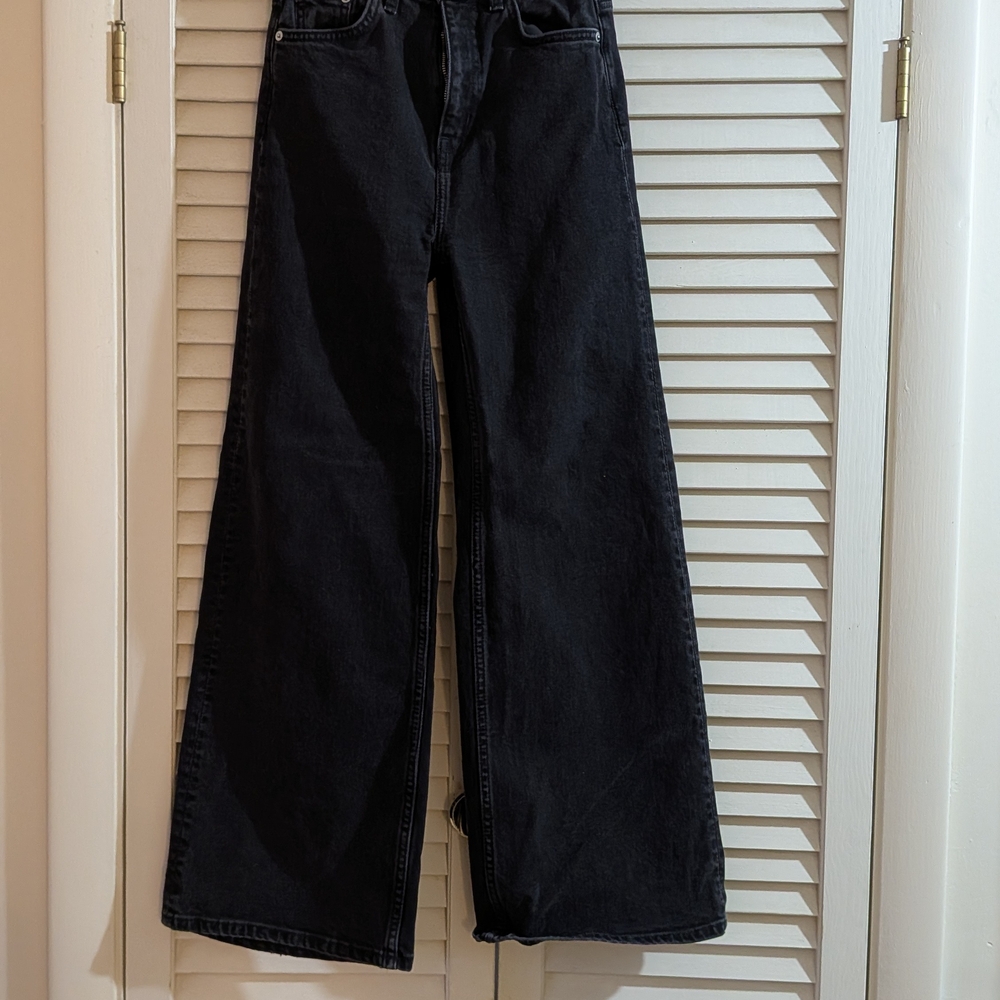 Weekday Black Flare Jeans